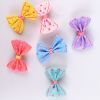 4pcs Pet Hairpins; Dog Hair Bows With Clips; Adorable Hair Clip Pet Accessories; Assorted Varieties