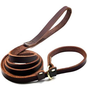 Pet Anti Breakaway Traction Rope (Option: Cowhide P chain-1.8X180CM)