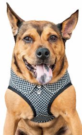 Pet Life 'Checkerwag' Checkered Buttoned Mesh Reversible And Breathable Adjustable Dog Harness (size: medium)