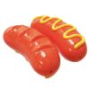 2023 New Sausage Dog Chew Toys TPR Indestructible Dog Toothbrush Toy Squeaky Fun Interactive Dog Toy for Small Medium Large Dogs