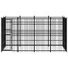 Outdoor Dog Kennel Steel 79.3 ftÂ²