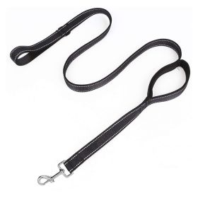 Pet Dog Hand Holding Rope Training Dog Leash (Option: Black 4 Feet)