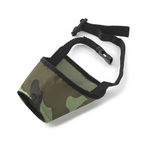 Anti-bite Anti-miseating Dog Mouth Cover Waterproof  Bark Stopper (Option: Camouflage-No6)